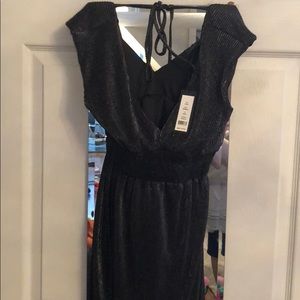 Romeo and Juliet couture black/silver dress